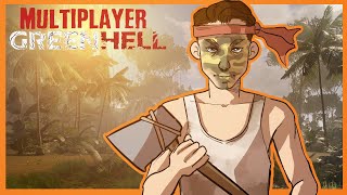 Green Hell Multiplayer EP 1  The Most HARDCORE Survival Game Green Hell Multiplayer Gameplay 1 [upl. by Naaitsirhc354]