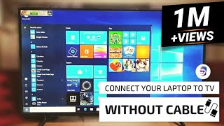 How To Connect Laptop To TV Without Any Cable Wirelessly [upl. by Persis222]