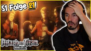 EREN ohne CHANCE gegen den weiblichen TITAN  Attack on Titan S1 Folge 21  REACTION VIDEO [upl. by Roseanne]