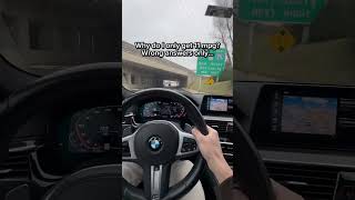 BMW m550i under an overpass 🛣️👀 m550i bmw shorts [upl. by Zandra]