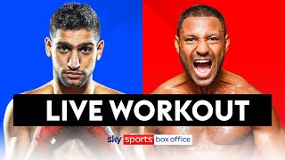 AMIR KHAN VS KELL BROOK 👊🏻💥  LIVE OPEN WORKOUT [upl. by Guinevere677]