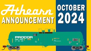 Athearn October 2024 Announcement Athearn N 30k Gallon Ethanol Tank Car [upl. by Crispas]