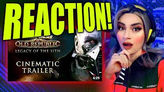 NEW STAR WARS The Old Republic  Disorder Cinematic Trailer REACTION [upl. by Auoy]