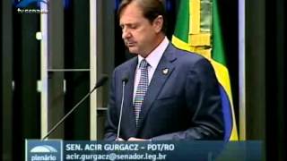 Acir Gurgacz acirgurgacz defende ajuste fiscal que responda às manifestações do cidadão [upl. by Zakaria]