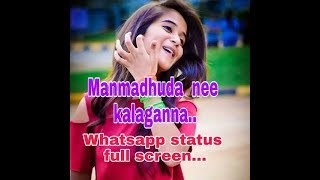 Big Boss deepthi sunaina manmadhudey ne prayamuga song full screen whatsapp status telugu [upl. by Ezaria903]