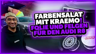 JP Performance  Farbensalat mit Kraemo Folie und Felgen für den AUDI R8 [upl. by April]