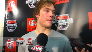 2023 Kubota CHL  NHL Top Prospects Game – PostGame Koehn Ziemmer [upl. by Diane]