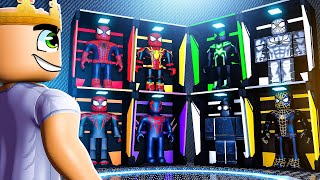 UNLOCKING SUPER RARE SPIDERMAN SUITS in ROBLOX [upl. by Shelba]