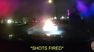 LA Police Officers Shot During Traffic Stop With AR15 [upl. by Kally970]