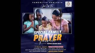 EKKLESIA SUNDAY SERVICE  SPECIAL FAMIL PRAYER SERVICE FESTIVE SEASON GRACE  APOSTLE M NUKERI [upl. by Archie]