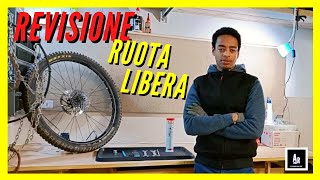 REVISIONE RUOTA LIBERA Corpetto Shimano [upl. by Hnim]