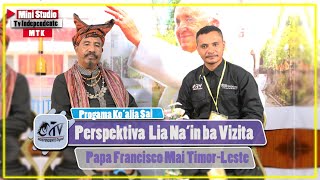 Perspektiva Lia Nain ba vizita sua Santidade Papa Francisco Mai TimorLeste [upl. by Currier]