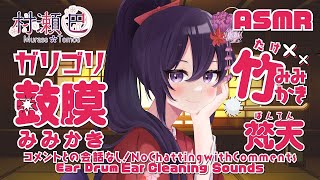 【ASMR】ガリゴリ音圧！鼓膜耳かき竹耳かき、梵天Ear Drum Ear Cleaning Sounds207【村瀬巴睡眠導入】 [upl. by Esmeralda]