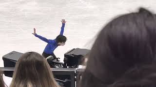 Kazuki Tomono 友野一希 FS morning practice  Montpellier Worlds 2022 [upl. by Otrepur]