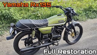 Yamaha Rx100  Rx135  Full restoration  GJ 05 Surat  ShantanuRc1 rx100 rx135 rxking [upl. by Odlavu]