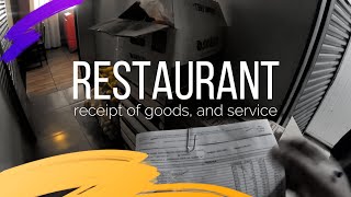 Receiving products and services at the restaurant [upl. by Africa]