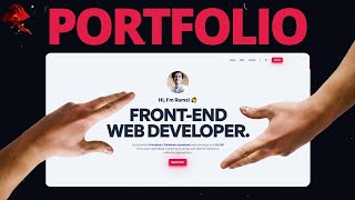 Build Your Portfolio Website  HTML CSS JS  Dark Mode  Lazy Loading [upl. by Eenaej371]