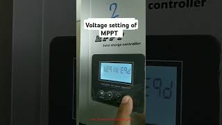 Floating and equalization voltage setting of MPPT solar controller [upl. by Laddie255]