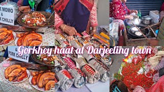 gorkhey haat at Darjeeling town market youtubevlogging sabbuz lifestyle [upl. by Ttelracs]