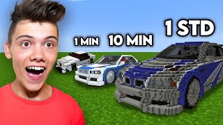 Wer baut besser in 1min 10min 1std [upl. by Urba]