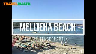 Mellieha Beach  Málta legnagyobb strandja [upl. by Hemminger]