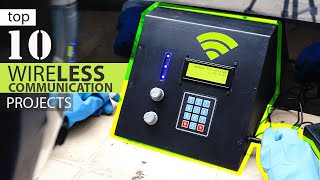 Top 10 Wireless Communication Projects  Electronics amp Telecommunication [upl. by Kristian]