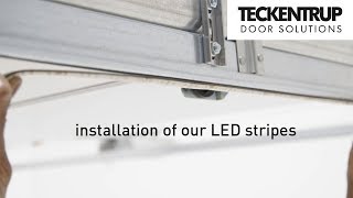 Teckentrup LED stripes  how to install the garage lighting [upl. by Berey]