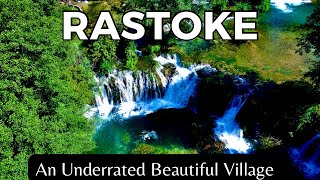 Rastoke  An Underrated Beautiful Village  4K UHD Drone Aerial View [upl. by Reuben]