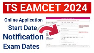 TS Eamcet 2024 Online Application Start Date  TS Eamcet 2024 Apply Online Process  Eamcet 2024 [upl. by Ednutabab]