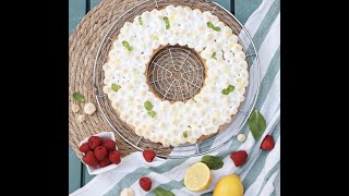 Tarte au citron meringuée revisitée en couronne [upl. by Atiekahs]