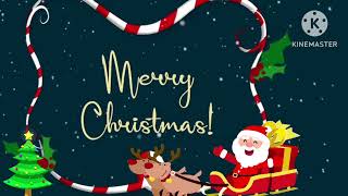 Christmas WhatsApp Status Animated videoMerry Christmas 2023 [upl. by Nivlam510]