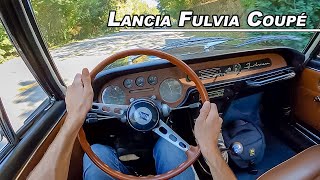 1972 Lancia Fulvia  Exhaust Like a Swarm of Angry Bees POV Binaural Audio [upl. by Winthorpe]