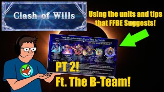 FFBE  Clash of Wills Yeti of Unknown Origin  using the FFBE suggested team Part 2  The B Team [upl. by Amlas]