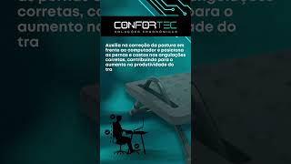 Apoio Para os Pés Ergonômico Office Confortec [upl. by Del951]