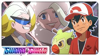 ASH VS GORDIE  Pokémon Sword amp Shield Anime [upl. by Enirehtahc]