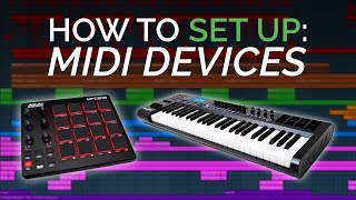 How To Set Up Your Midi Keyboard and Drumpad [upl. by Kinsler]