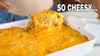 The Secret To Make A Creamy Baked Mac and Cheese Recipe Thanksgiving side Dish [upl. by Daryl]