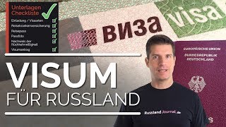 Visum für Russland  Checkliste 3 Möglichkeiten der Beantragung FAQs [upl. by Tindall]