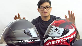 Reviewមួក Astone GTB800 2023  Helmet review 3 [upl. by Raseac]