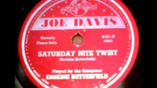 quotThe Saturday Nite Twistquot  Erskine Butterfield 1944 Joe Davis [upl. by Nic]