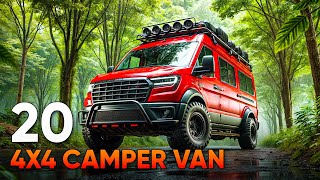 20 4x4 Camper Van for Your Offroad Adventures [upl. by Catt]