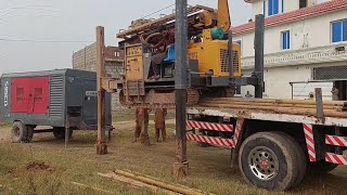 Borewell Drilling  330 Feet Deep borewellwater checking method [upl. by Stretch]