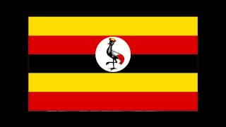 Uganda flag and national anthem  Oh Uganda Land of Beauty [upl. by Akoyin186]