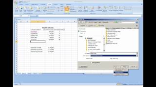 How to Password Protect an Excel File for Opening Excel 20072010 [upl. by Reider]