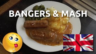 Bangers amp Mash  Sausages amp Creamy Mashed Potatoes in a Meaty Onion Gravy  Budget Banquet 😋 [upl. by Amargo603]