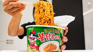 NEW SPICY JALAPEÑO CHEESE FIRE NOODLES I’m in Korea🇰🇷 l MUKBANG [upl. by Roydd]