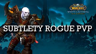 GOODBYE WOTLK  Subtlety Rogue PvP  Classic Arena amp Battlegrounds [upl. by Rogerson]