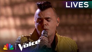 Bryan Olesens Last Chance Performance of quotViva La Vidaquot by Coldplay  The Voice Lives  NBC [upl. by Hulbig]