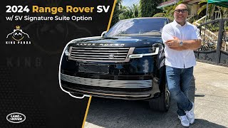 The RANGE ROVER for VIPs  2024 Range Rover SV w SV Signature Suite Option [upl. by Venetis537]