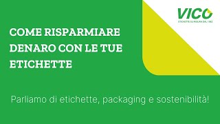 Come risparmiare denaro con le tue etichette [upl. by Aihsenet]